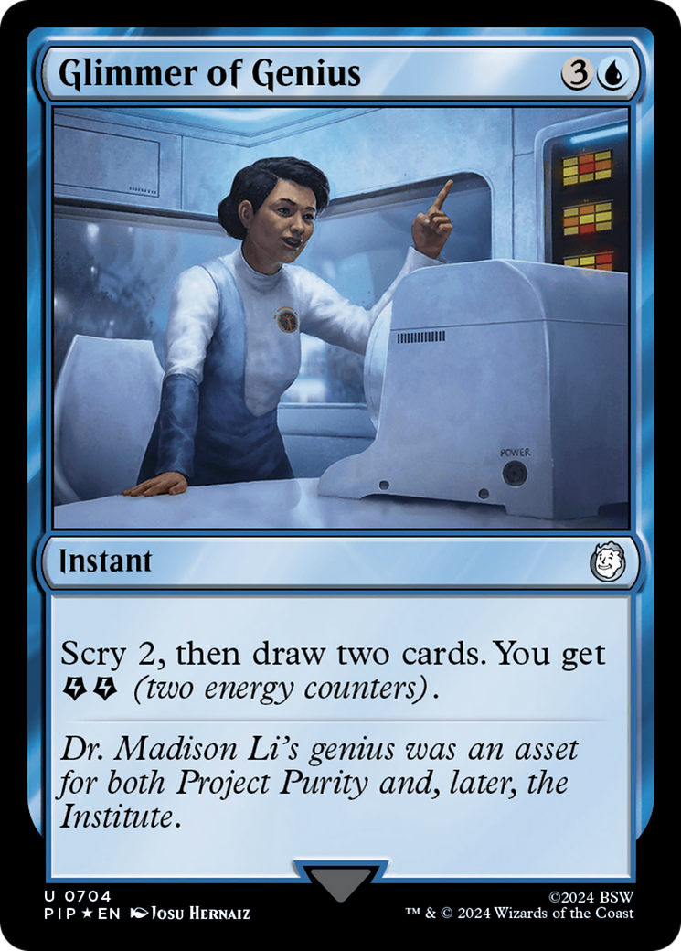 Glimmer of Genius (Surge Foil) [Fallout] | I Want That Stuff Brandon