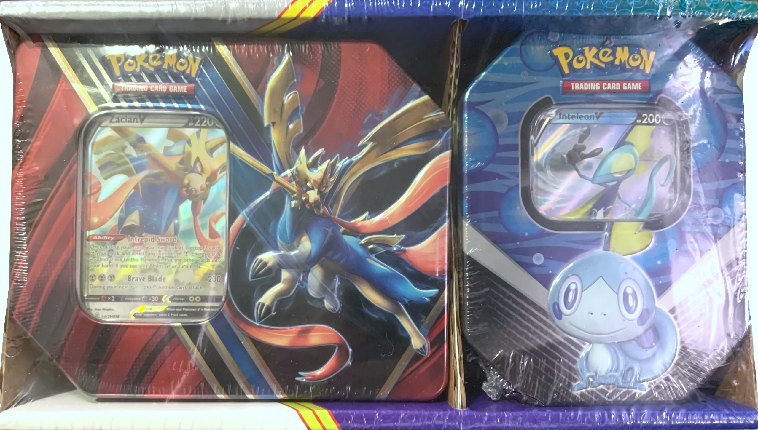 Legends of Galar/Galar Partners - 2-Pack Tin (Zacian V & Inteleon V) | I Want That Stuff Brandon