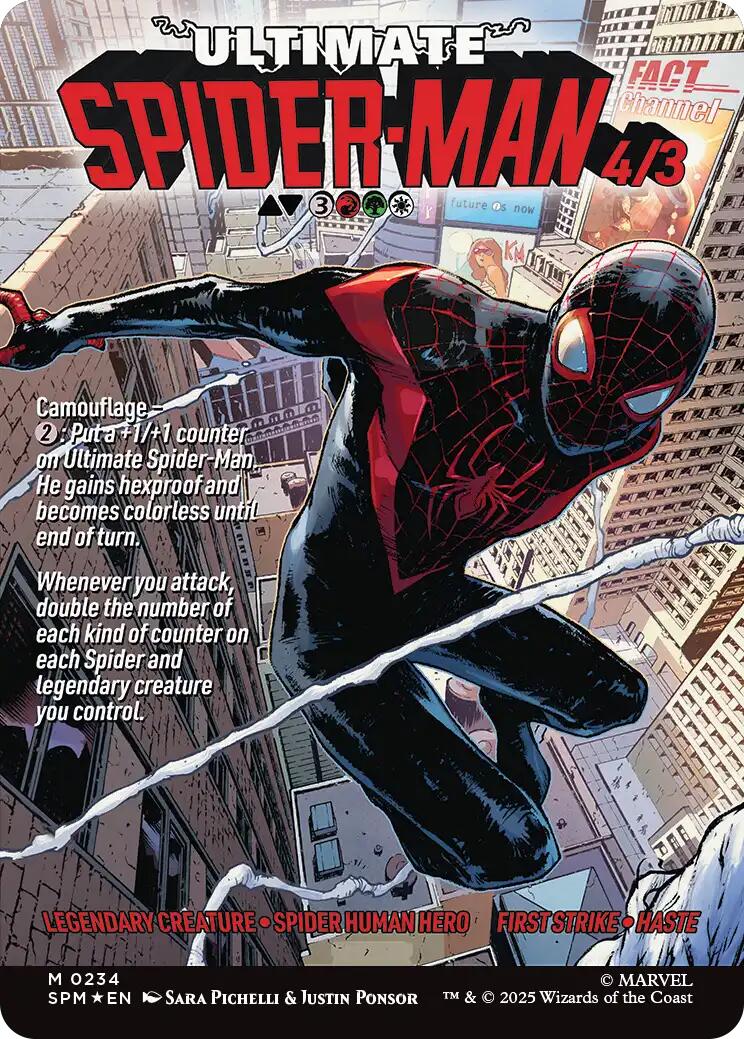 Miles Morales (0234) (Borderless) [Marvel's Spider-Man] | I Want That Stuff Brandon
