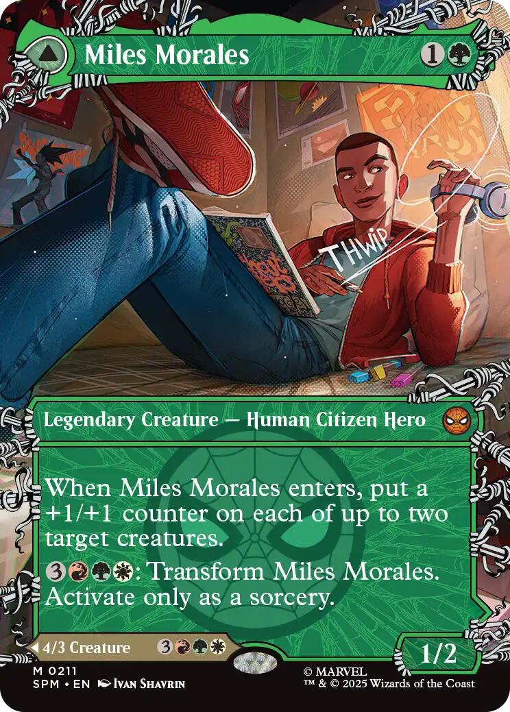 Miles Morales (0211) (Borderless) [Marvel's Spider-Man] | I Want That Stuff Brandon