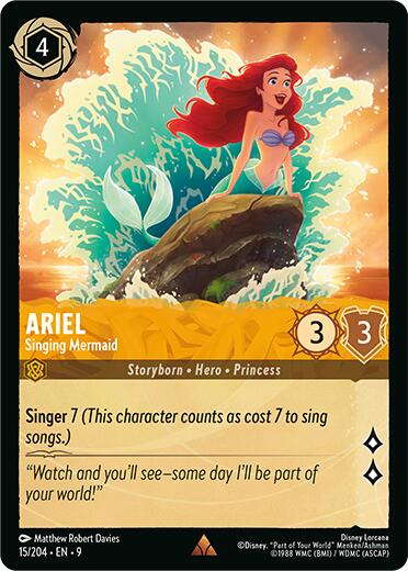 Ariel - Singing Mermaid (15/204) [Fabled] | I Want That Stuff Brandon