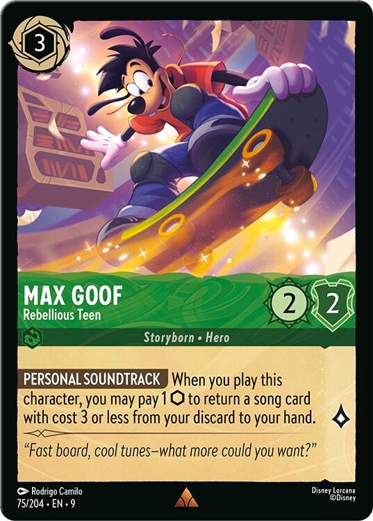 Max Goof - Rebellious Teen (75/204) [Fabled] | I Want That Stuff Brandon