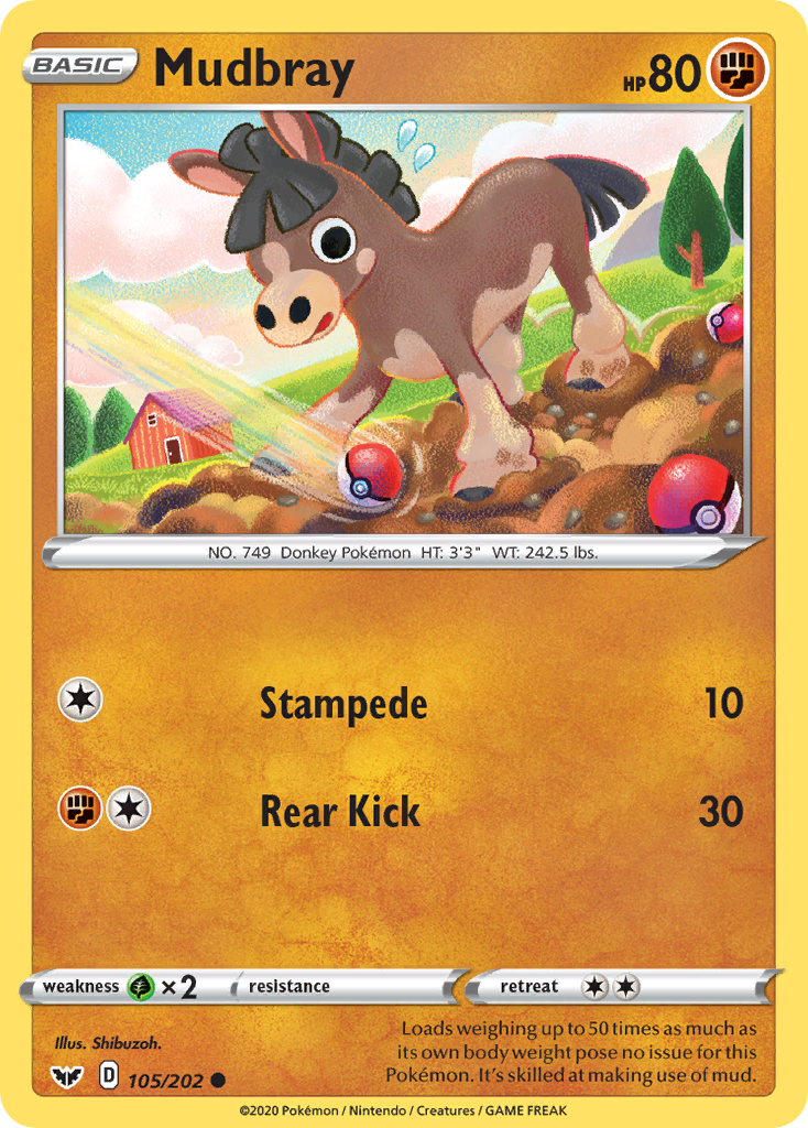 Mudbray (105/202) [Sword & Shield: Base Set] | I Want That Stuff Brandon