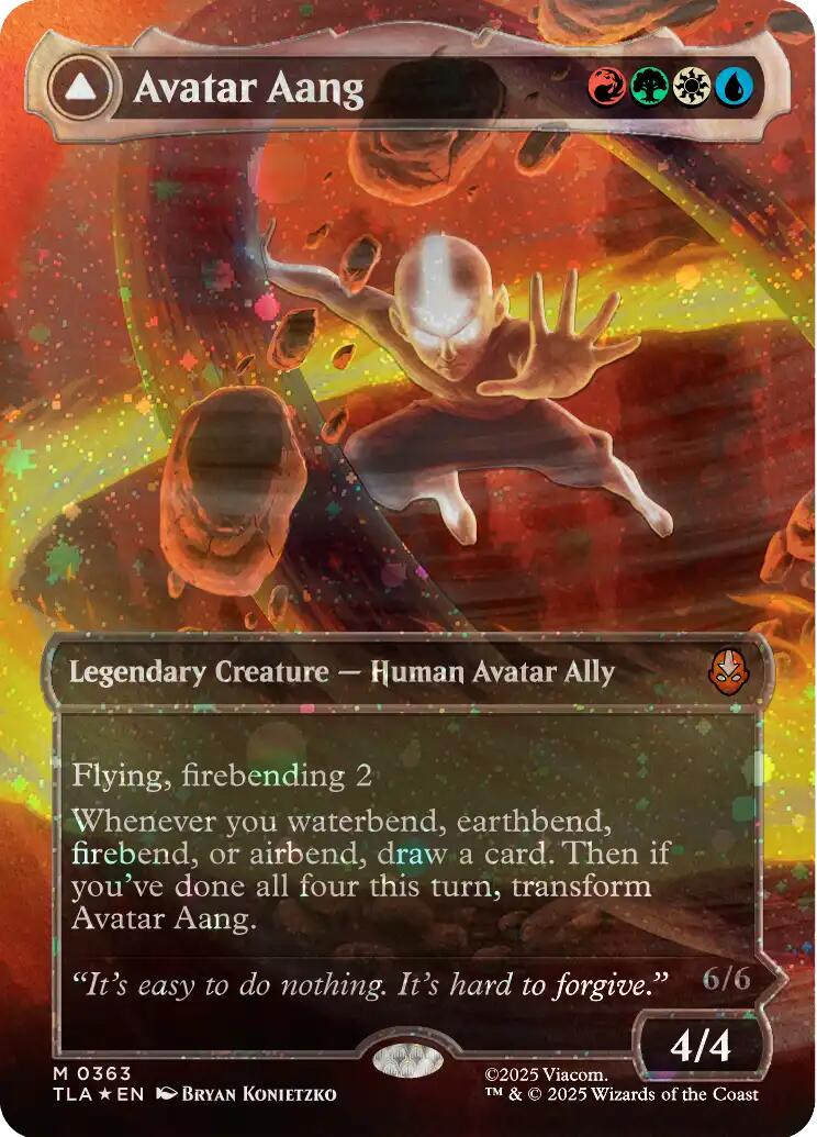 Avatar Aang (Raised Foil) [Avatar: The Last Airbender] | I Want That Stuff Brandon