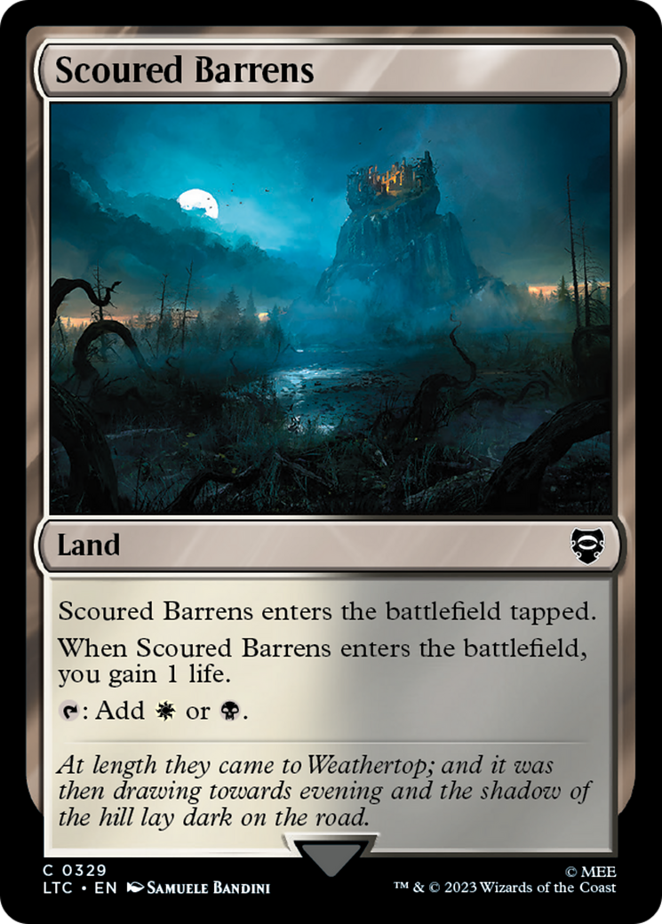 Scoured Barrens [The Lord of the Rings: Tales of Middle-Earth Commander] | I Want That Stuff Brandon