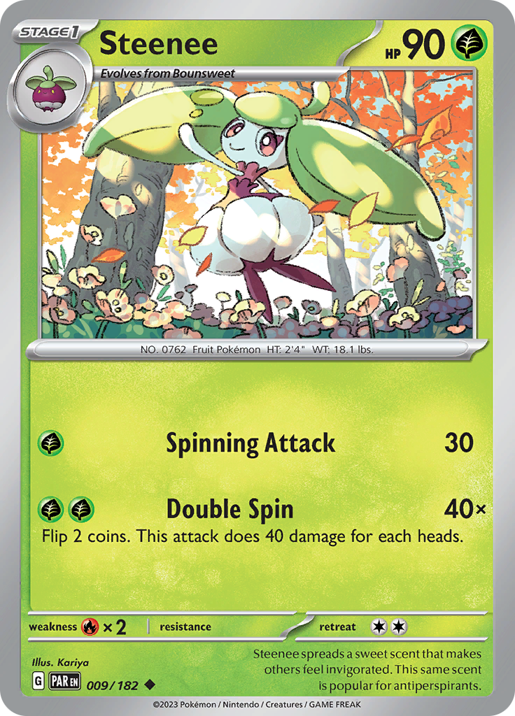 Steenee (009/182) [Scarlet & Violet: Paradox Rift] | I Want That Stuff Brandon