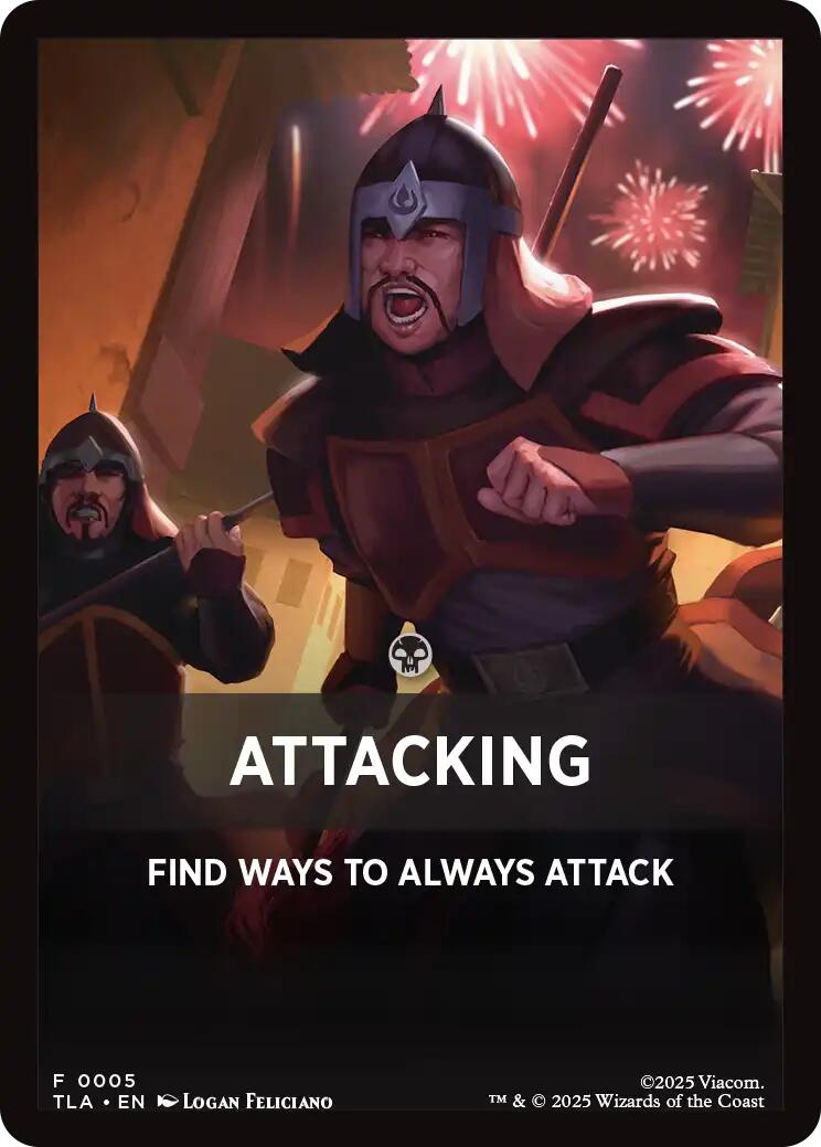 Attacking Theme Card [Avatar: The Last Airbender Tokens] | I Want That Stuff Brandon