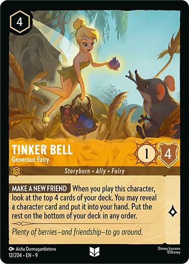 Tinker Bell - Generous Fairy (12/204) [Fabled] | I Want That Stuff Brandon