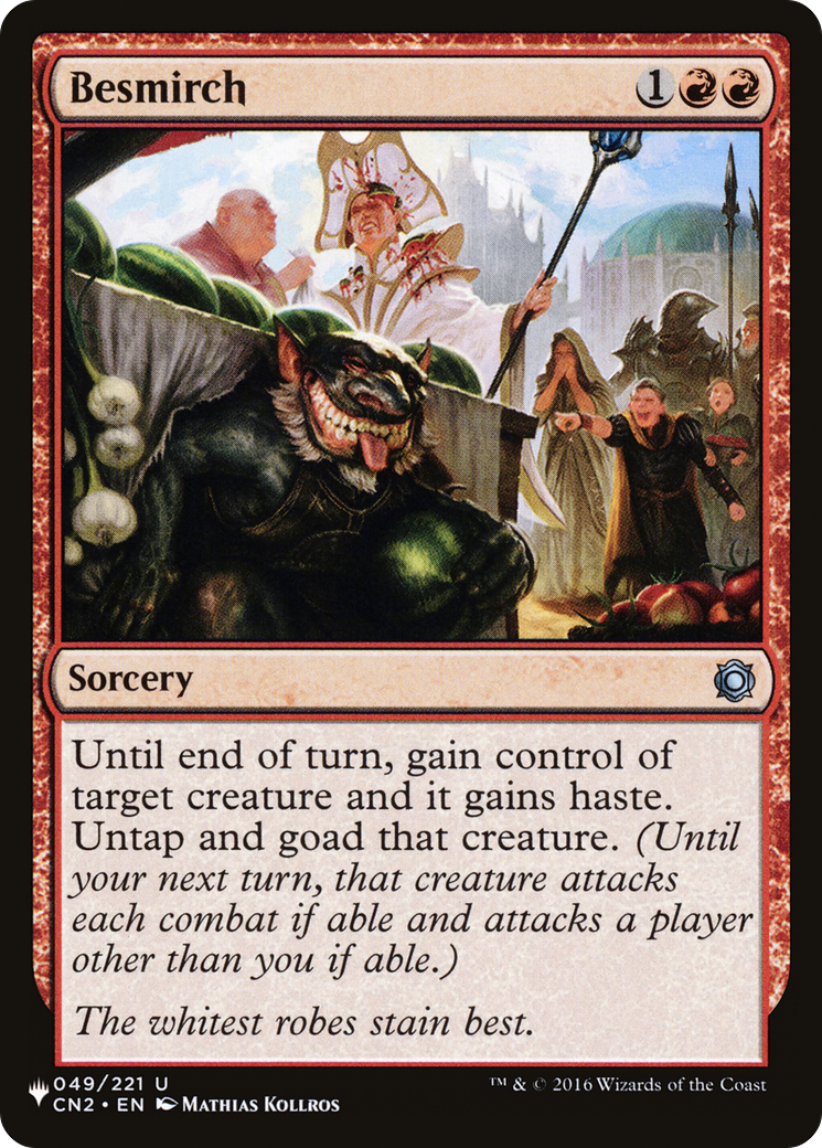 Besmirch [The List Reprints] | I Want That Stuff Brandon