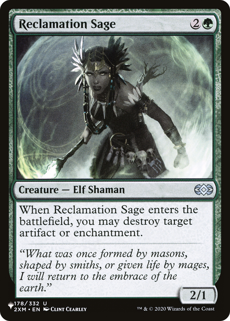 Reclamation Sage (2XM) [The List] | I Want That Stuff Brandon