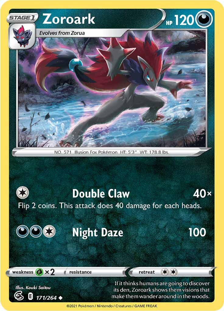 Zoroark (171/264) [Sword & Shield: Fusion Strike] | I Want That Stuff Brandon