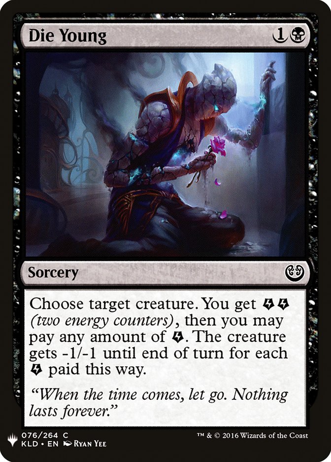 Die Young [Mystery Booster] | I Want That Stuff Brandon