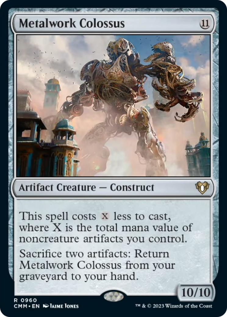 Metalwork Colossus [Commander Masters] | I Want That Stuff Brandon