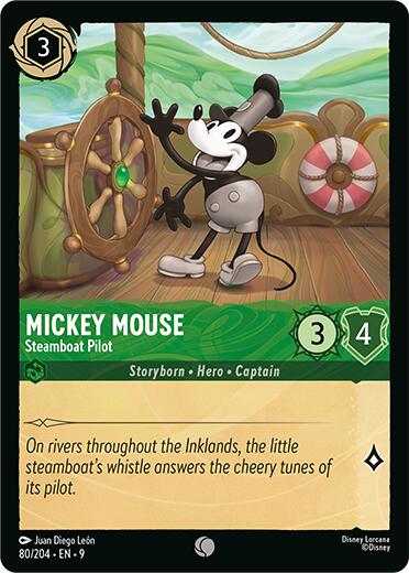 Mickey Mouse - Steamboat Pilot (80/204) [Fabled] | I Want That Stuff Brandon
