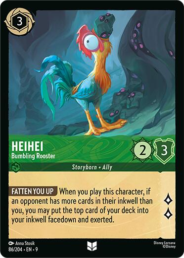 Heihei - Bumbling Rooster (86/204) [Fabled] | I Want That Stuff Brandon