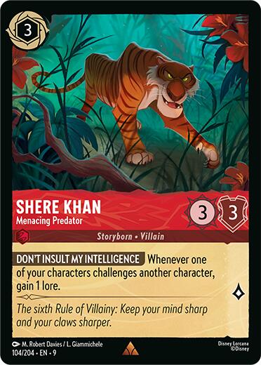 Shere Khan - Menacing Predator (104/204) [Fabled] | I Want That Stuff Brandon