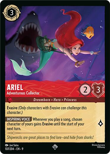 Ariel - Adventurous Collector (107/204) [Fabled] | I Want That Stuff Brandon