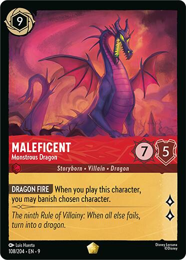 Maleficent - Monstrous Dragon (108/204) [Fabled] | I Want That Stuff Brandon