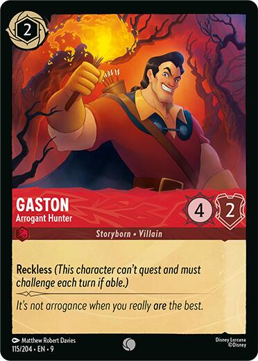 Gaston - Arrogant Hunter (115/204) [Fabled] | I Want That Stuff Brandon