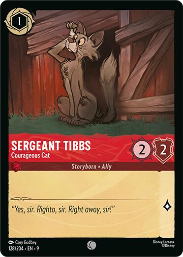 Sergeant Tibbs - Courageous Cat (128/204) [Fabled] | I Want That Stuff Brandon