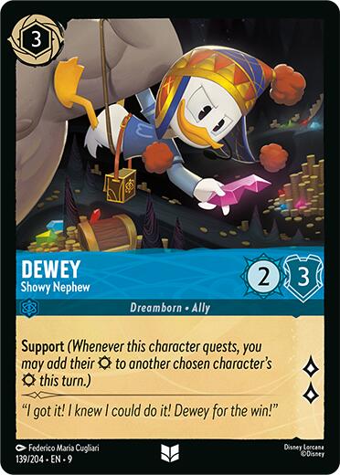 Dewey - Showy Nephew (139/204) [Fabled] | I Want That Stuff Brandon