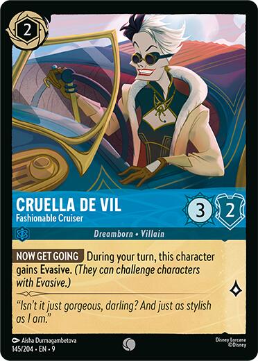 Cruella De Vil - Fashionable Cruiser (145/204) [Fabled] | I Want That Stuff Brandon