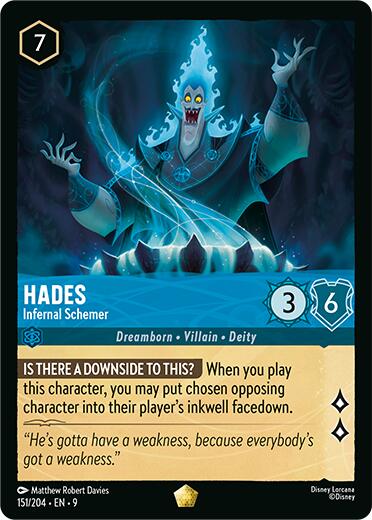 Hades - Infernal Schemer (151/204) [Fabled] | I Want That Stuff Brandon