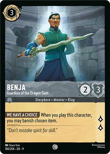 Benja - Guardian of the Dragon Gem (180/204) [Fabled] | I Want That Stuff Brandon