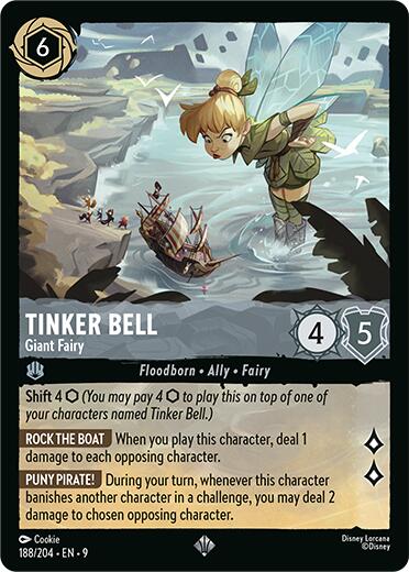 Tinker Bell - Giant Fairy (188/204) [Fabled] | I Want That Stuff Brandon
