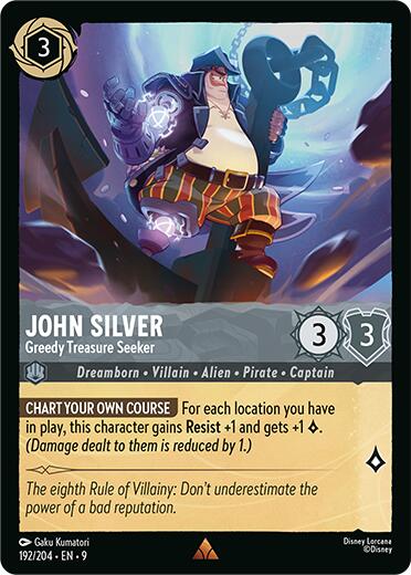 John Silver - Greedy Treasure Seeker (192/204) [Fabled] | I Want That Stuff Brandon