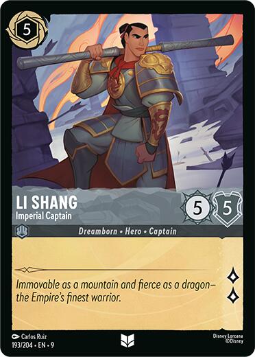 Li Shang - Imperial Captain (193/204) [Fabled] | I Want That Stuff Brandon