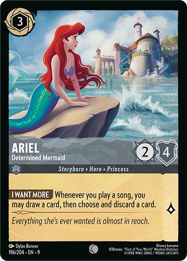 Ariel - Determined Mermaid (196/204) [Fabled] | I Want That Stuff Brandon