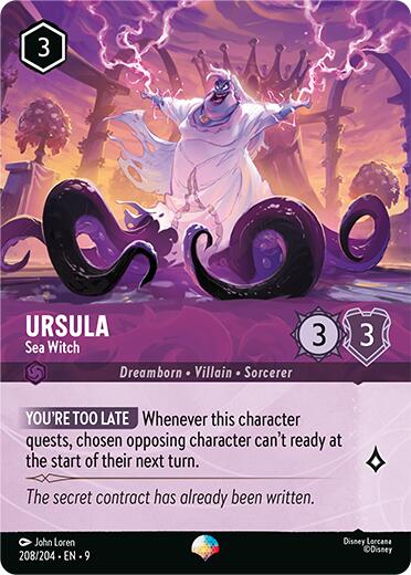 Ursula - Sea Witch (Epic) (208/204) [Fabled] | I Want That Stuff Brandon