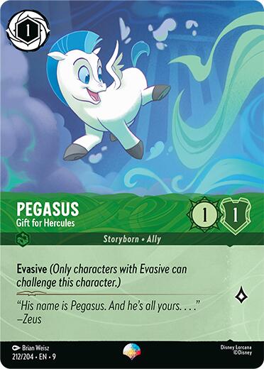 Pegasus - Gift for Hercules (Epic) (212/204) [Fabled] | I Want That Stuff Brandon