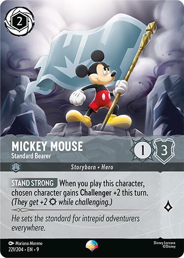 Mickey Mouse - Standard Bearer (Epic) (221/204) [Fabled] | I Want That Stuff Brandon