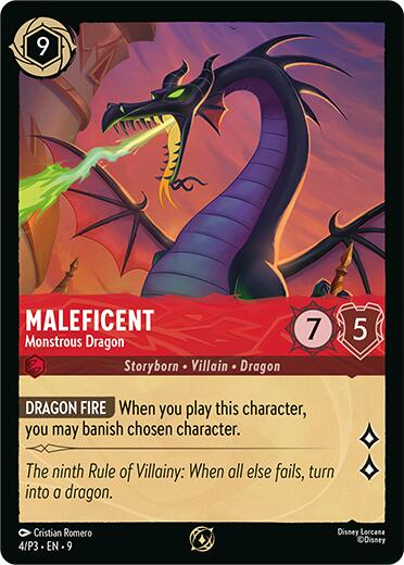Maleficent - Monstrous Dragon (Store Championship Participant) (4/P3) [Promo Cards] | I Want That Stuff Brandon