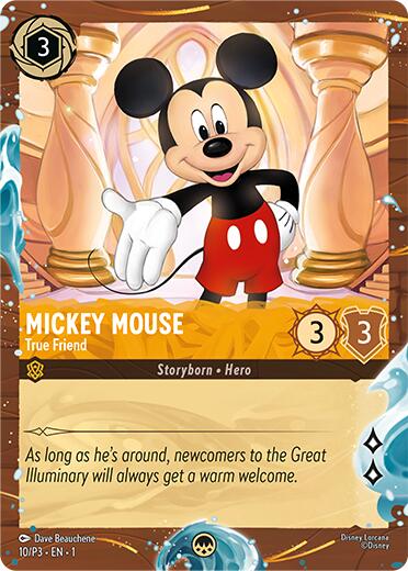 Mickey Mouse - True Friend (Disney Cruise Promo) (10/P3) [Promo Cards] | I Want That Stuff Brandon