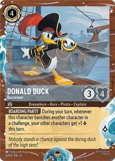 Donald Duck - Buccaneer (Disney Cruise Promo) (15/P3) [Promo Cards] | I Want That Stuff Brandon