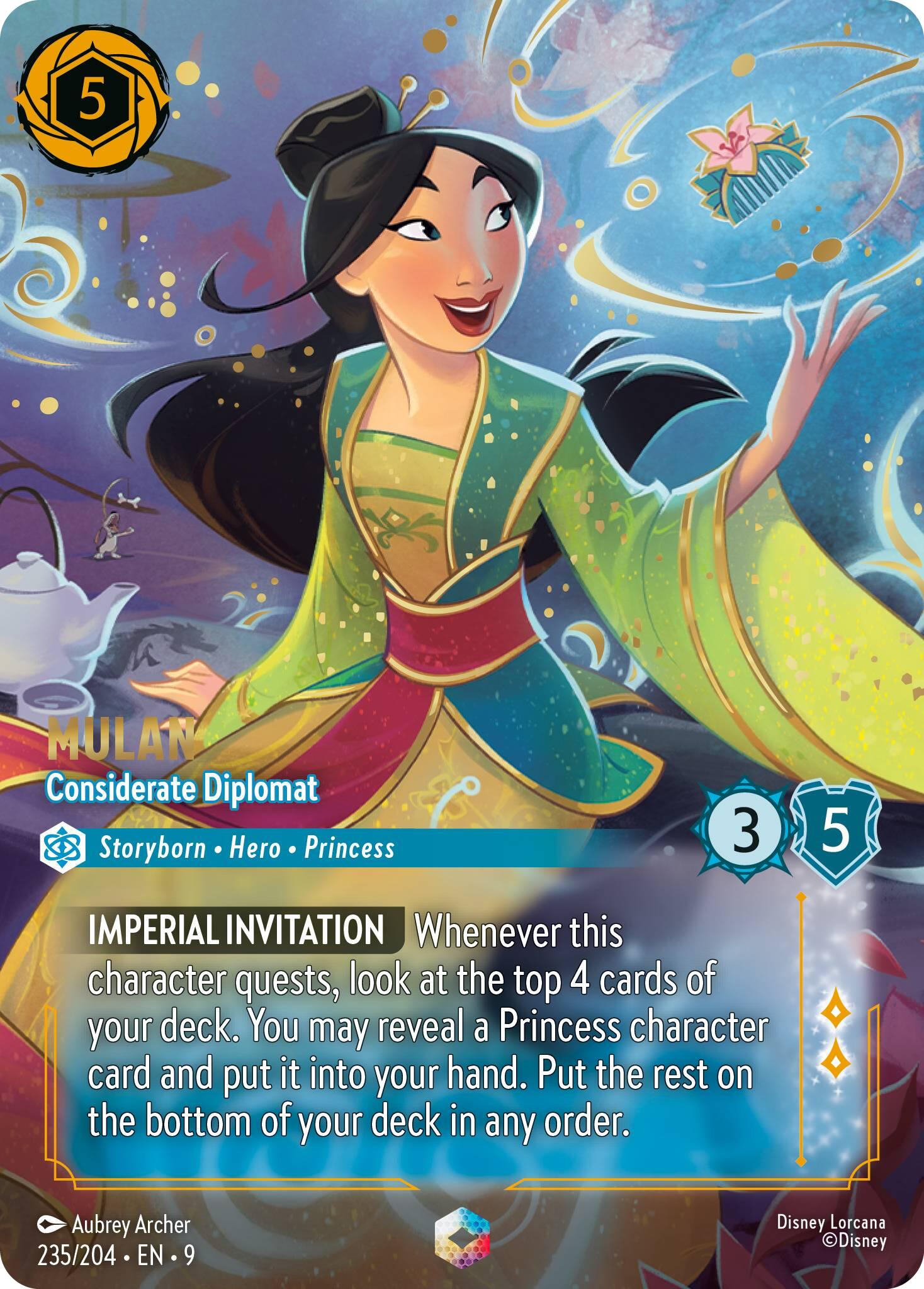 Mulan - Considerate Diplomat (Enchanted) (235/204) [Fabled] | I Want That Stuff Brandon