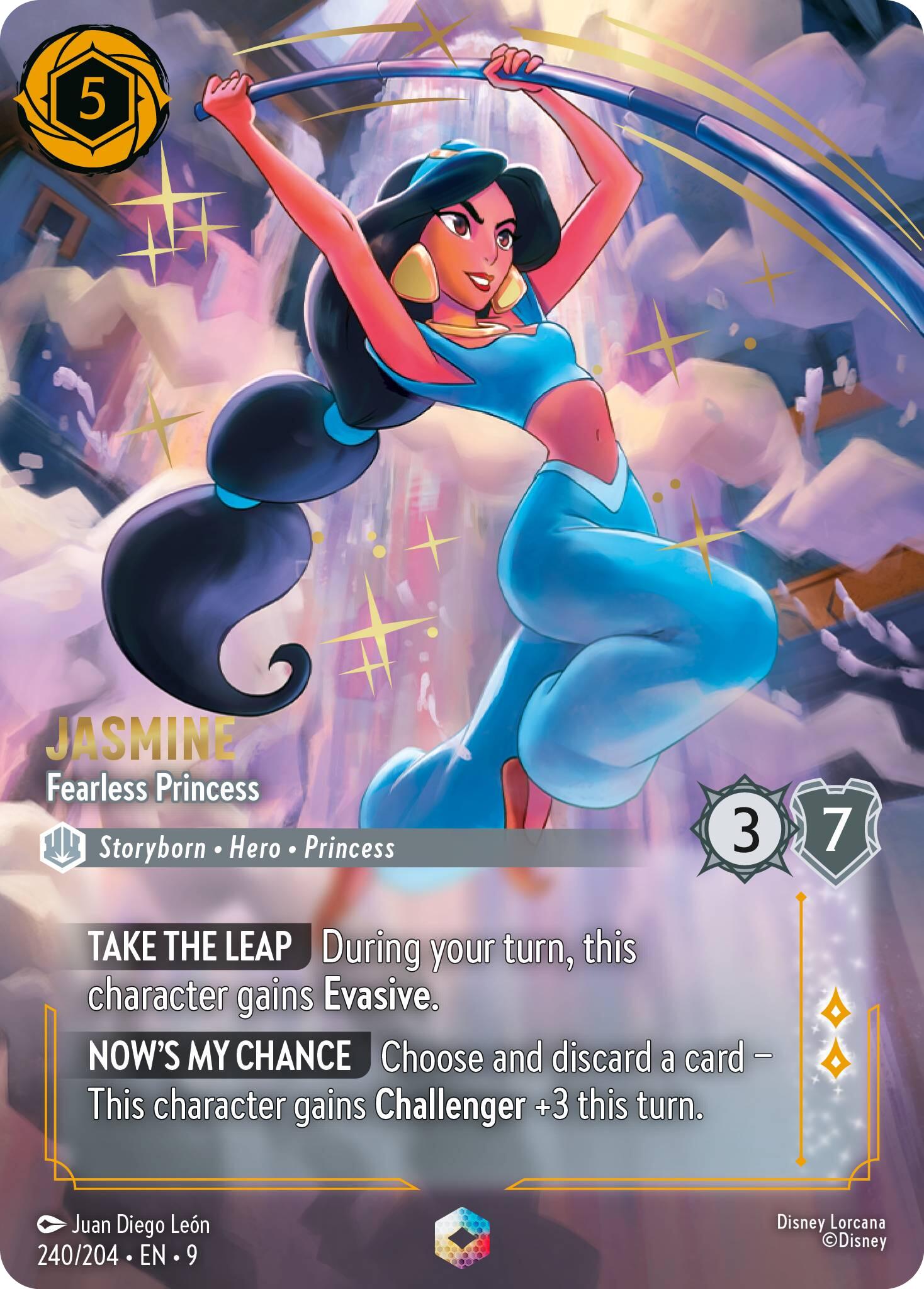 Jasmine - Fearless Princess (Enchanted) (240/204) [Fabled] | I Want That Stuff Brandon