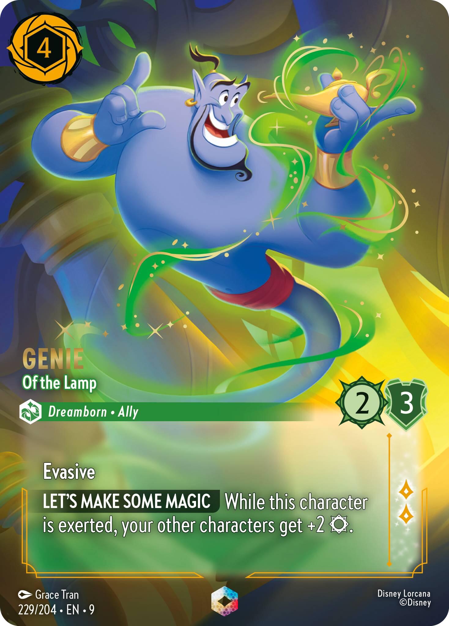Genie - Of the Lamp (Enchanted) (229/204) [Fabled] | I Want That Stuff Brandon