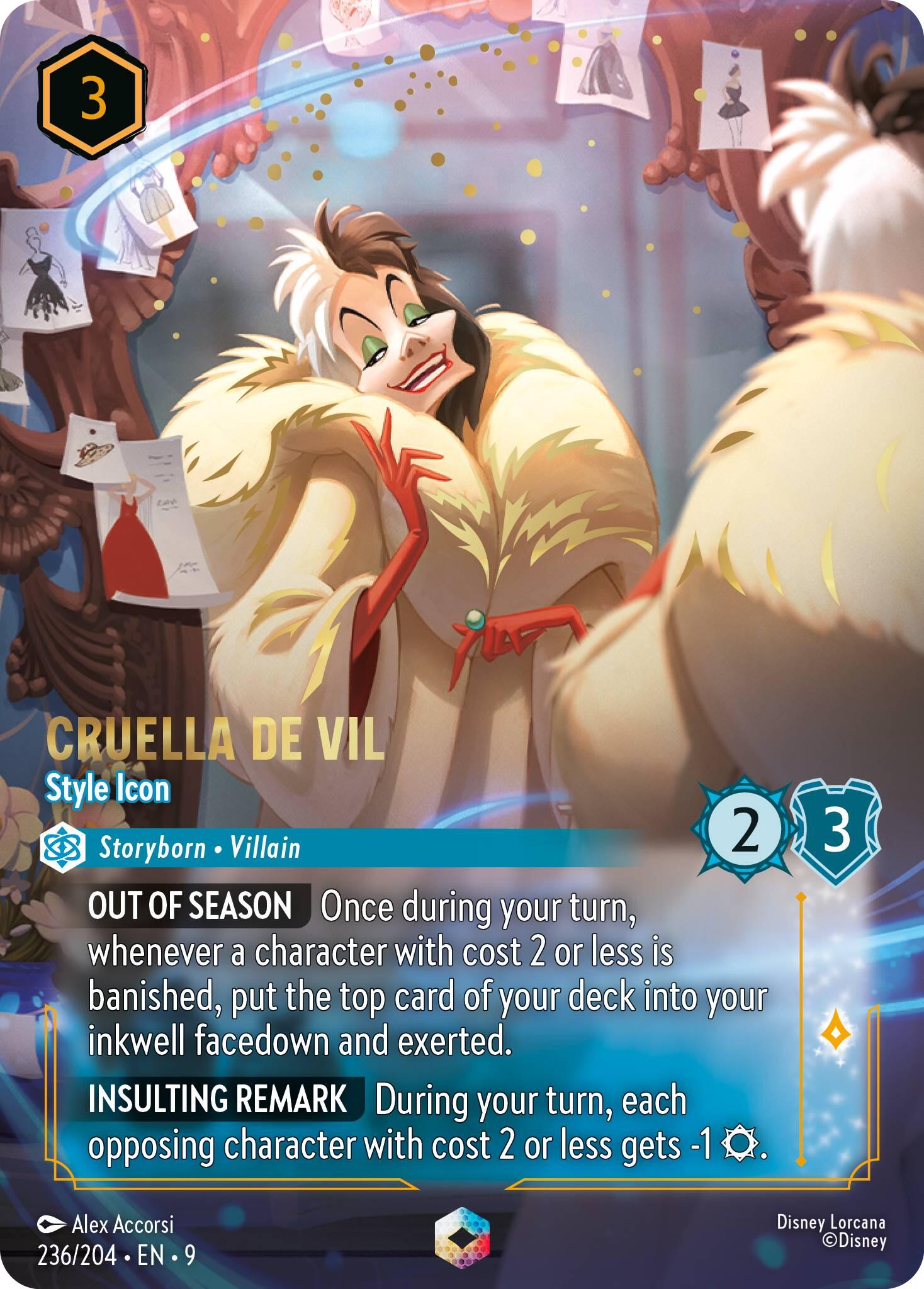 Cruella De Vil - Style Icon (Enchanted) (236/204) [Fabled] | I Want That Stuff Brandon