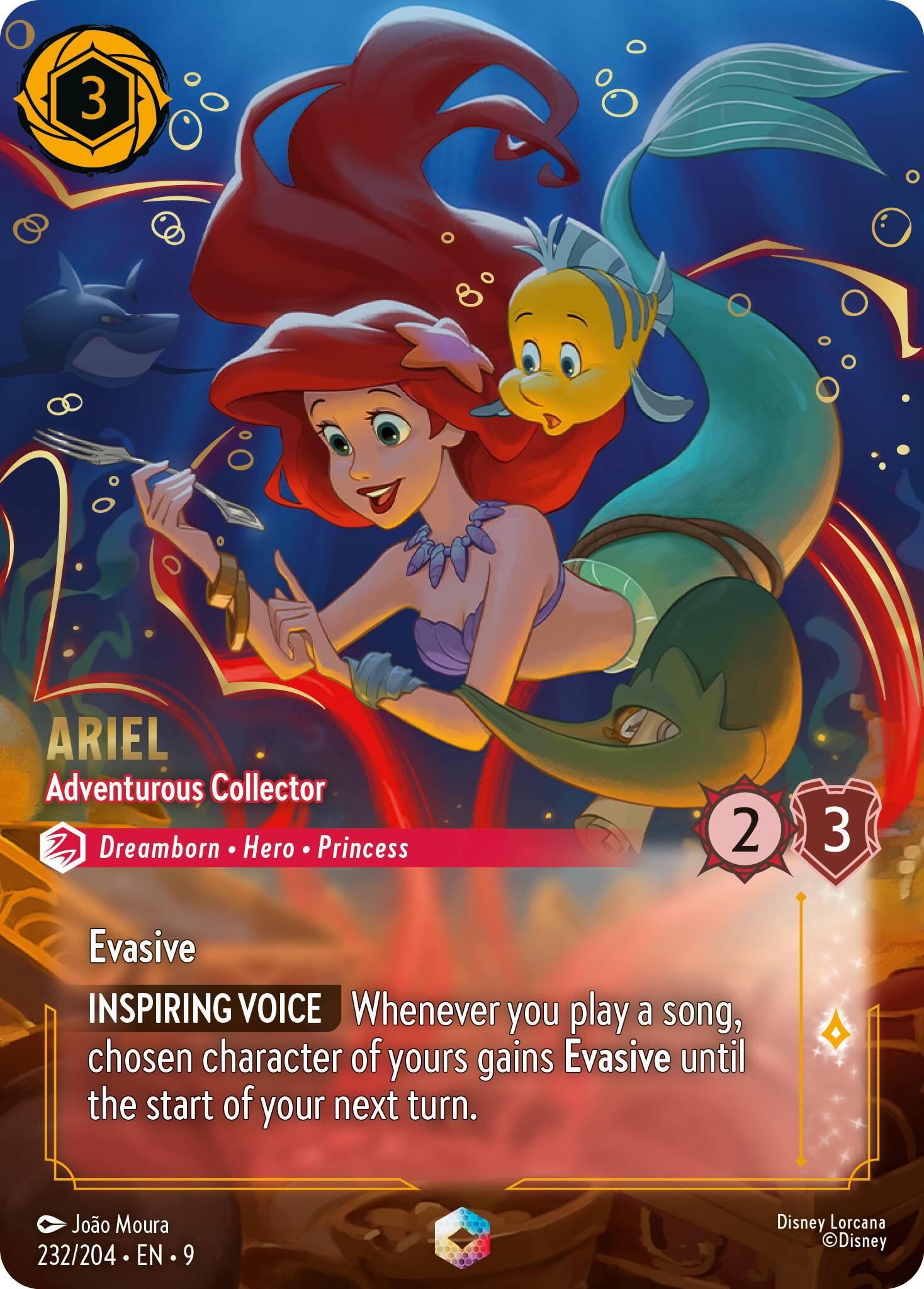 Ariel - Adventurous Collector (Enchanted) (232/204) [Fabled] | I Want That Stuff Brandon