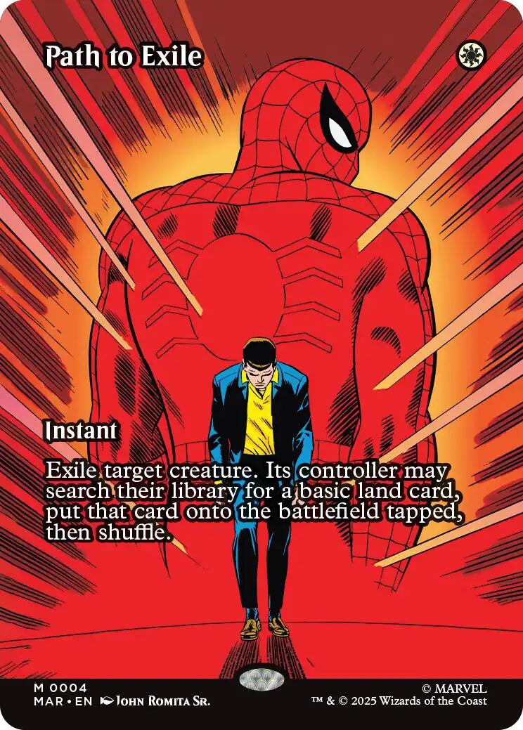 Path to Exile (Borderless) [Marvel's Spider-Man: Eternal-Legal] | I Want That Stuff Brandon