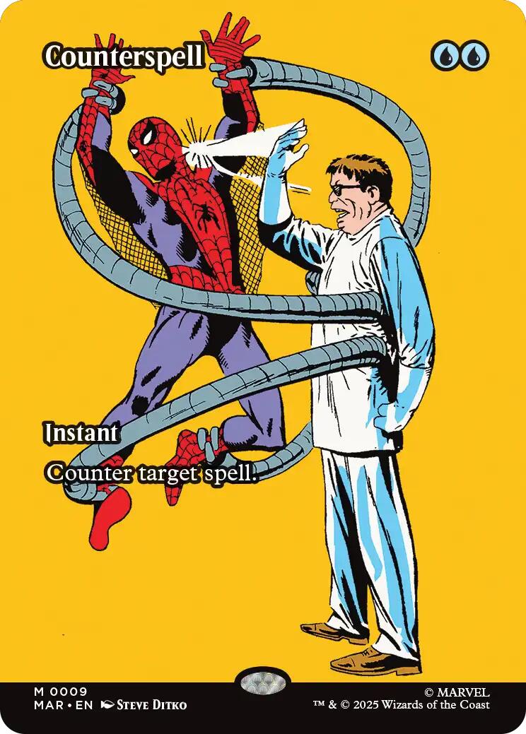 Counterspell (Borderless) [Marvel's Spider-Man: Eternal-Legal] | I Want That Stuff Brandon