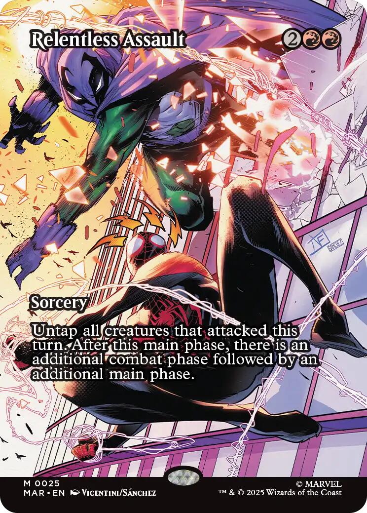 Relentless Assault (Borderless) [Marvel's Spider-Man: Eternal-Legal] | I Want That Stuff Brandon