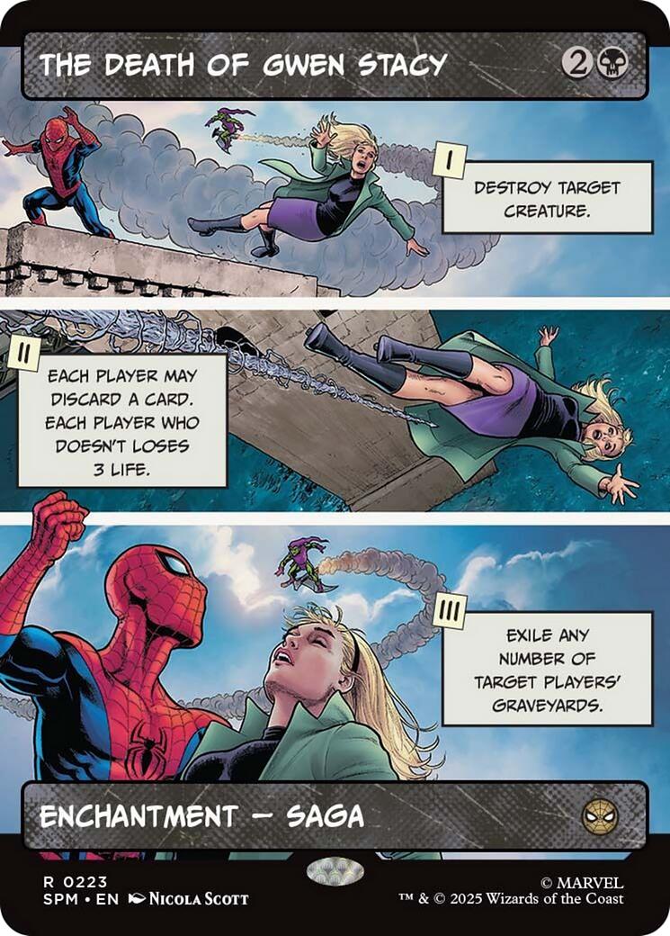 The Death of Gwen Stacy (Borderless) [Marvel's Spider-Man] | I Want That Stuff Brandon