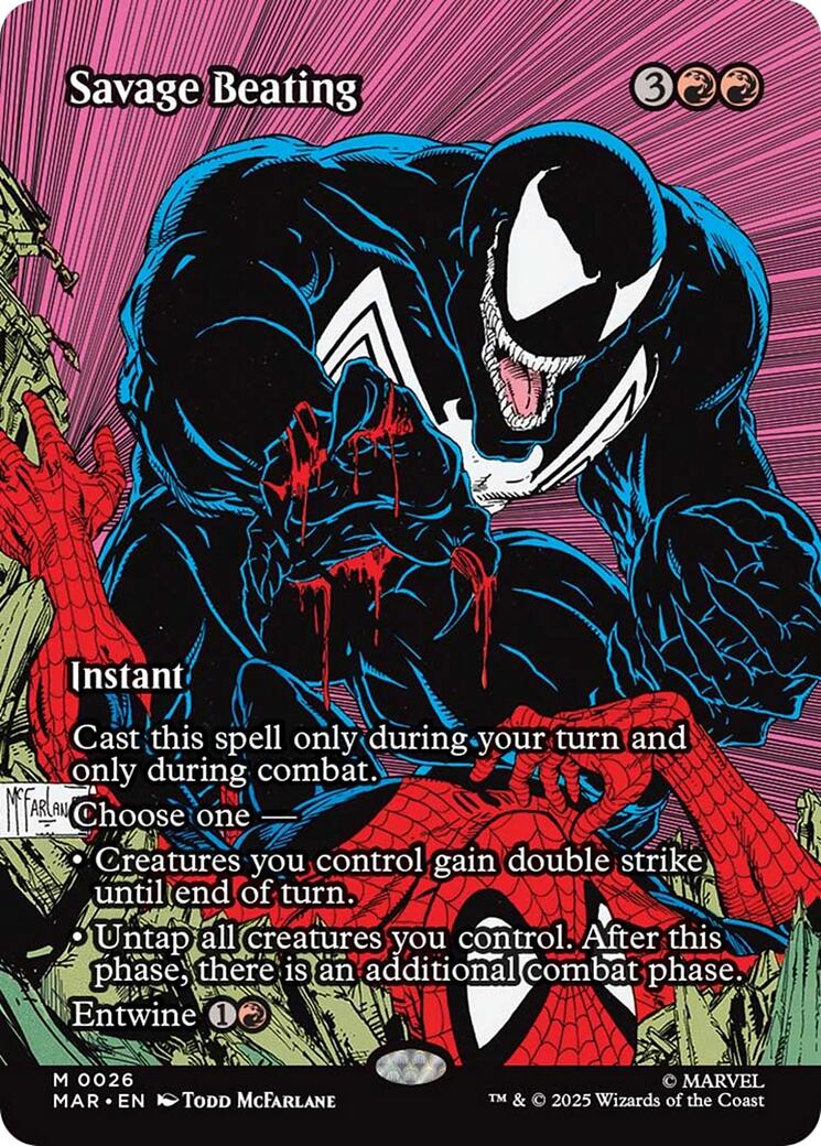 Savage Beating (Borderless) [Marvel's Spider-Man: Eternal-Legal] | I Want That Stuff Brandon