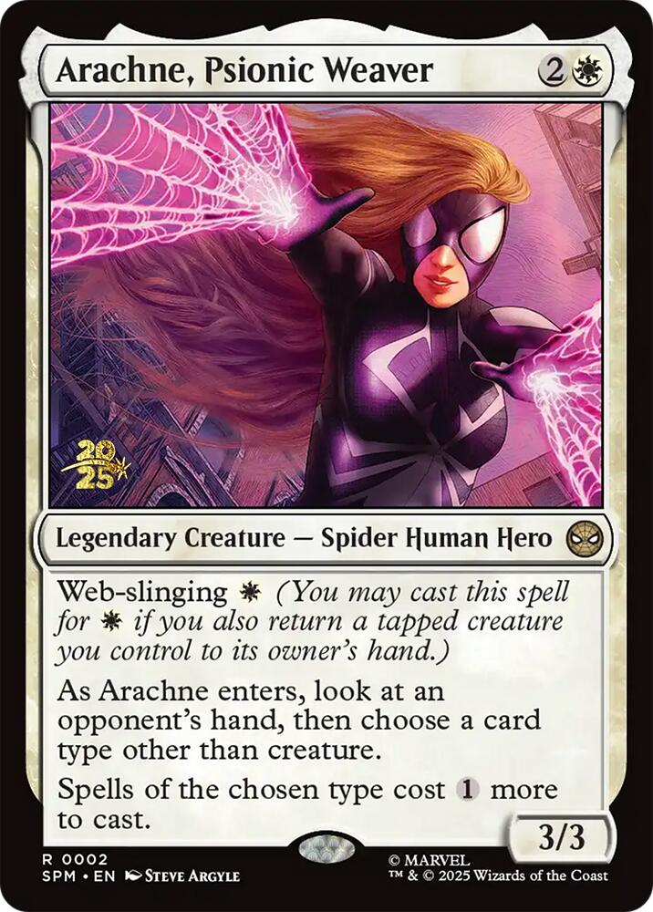 Arachne, Psionic Weaver [Marvel's Spider-Man Prerelease Promos] | I Want That Stuff Brandon