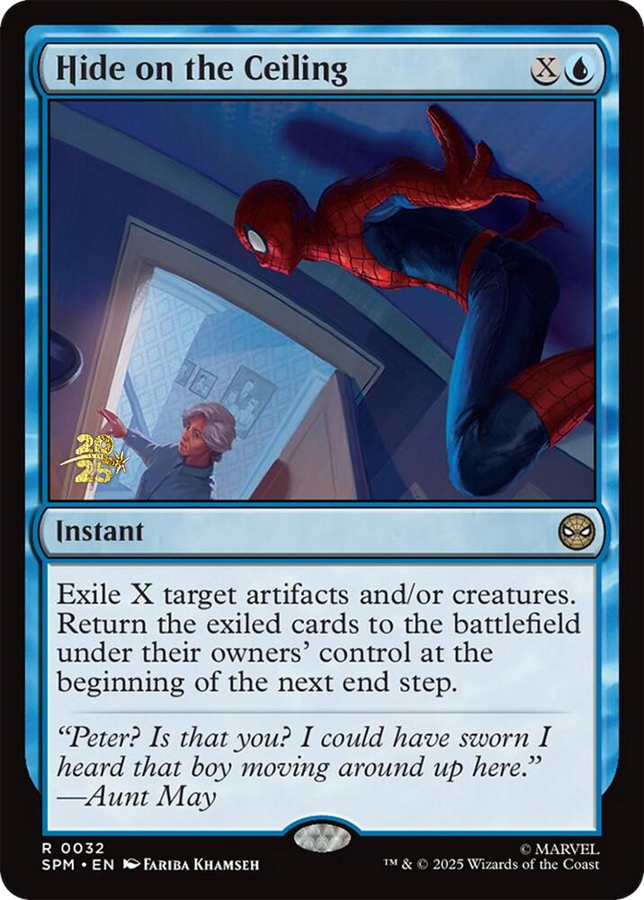 Hide on the Ceiling [Marvel's Spider-Man Prerelease Promos] | I Want That Stuff Brandon
